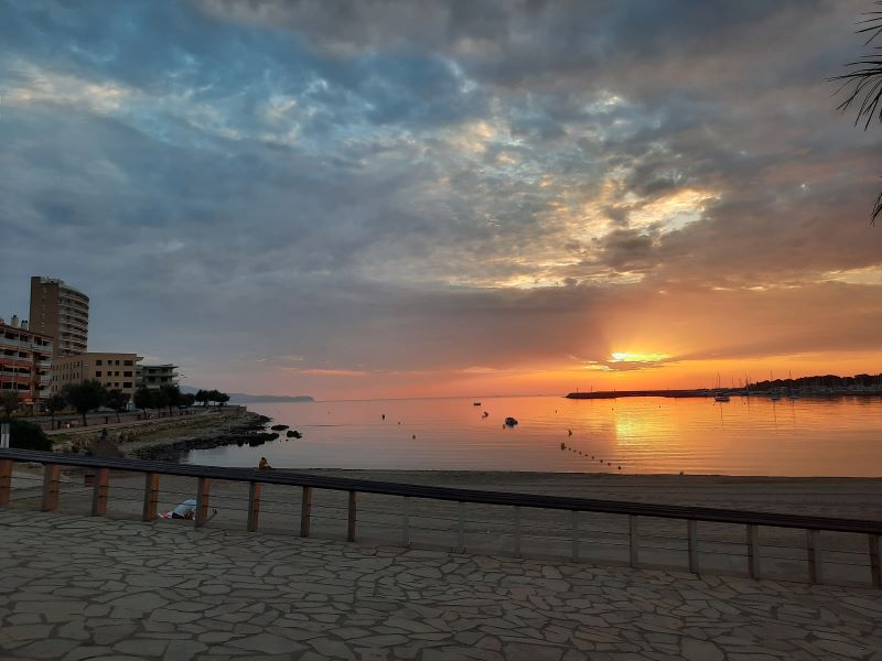 Magnífica vista de la playa de Riells Magnífica vista de la playa de Riells